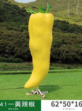 大型水果蔬菜玻璃钢雕塑田园仿真果篮推车农场农家乐景区装饰摆件