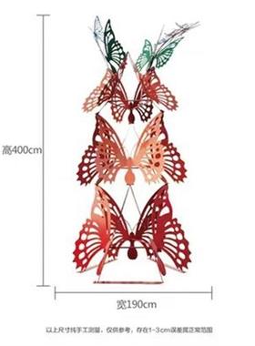 户外大型镜面不锈钢蝴蝶园林酒店草坪售楼处抽象创意雕塑摆件定制