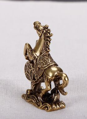 新品全铜a马招财摆件铜马生肖马小饰品财源滚滚办公室客厅工艺品