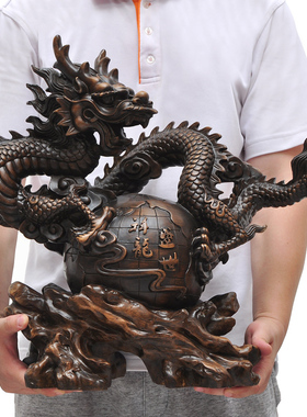 极速龙摆件工艺礼品摆q饰办公室办公桌客厅电视柜装饰品开业乔迁