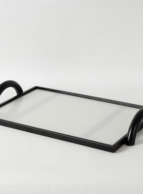 极速样板房托盘酒店展o示轻奢家居简约桌面收纳摆件售楼处现代软