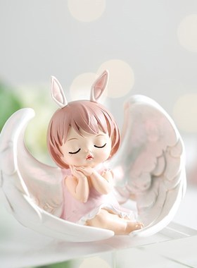 极速网红摆件客厅创意治愈系小可爱家居J卧室桌面装饰品房间少女