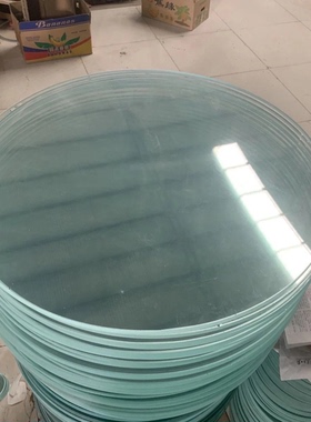 玻璃锤子画专用玻璃圆玻璃