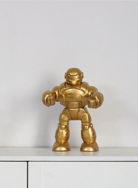 简Z03442Z约创意卡通机器人展示E客样板间厅电视柜柜摆件家软装居