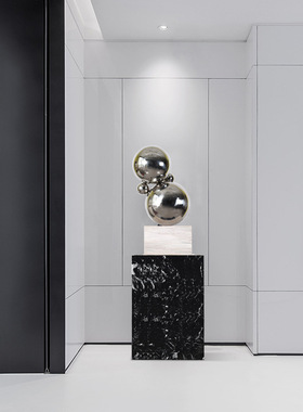 极速创意几何球体雕塑酒店样板y间艺术品摆件现代走廊过道大堂软