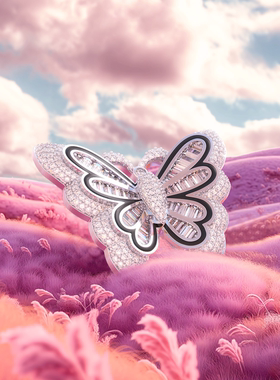 iMOK原音奇思蝶想项链明星同款