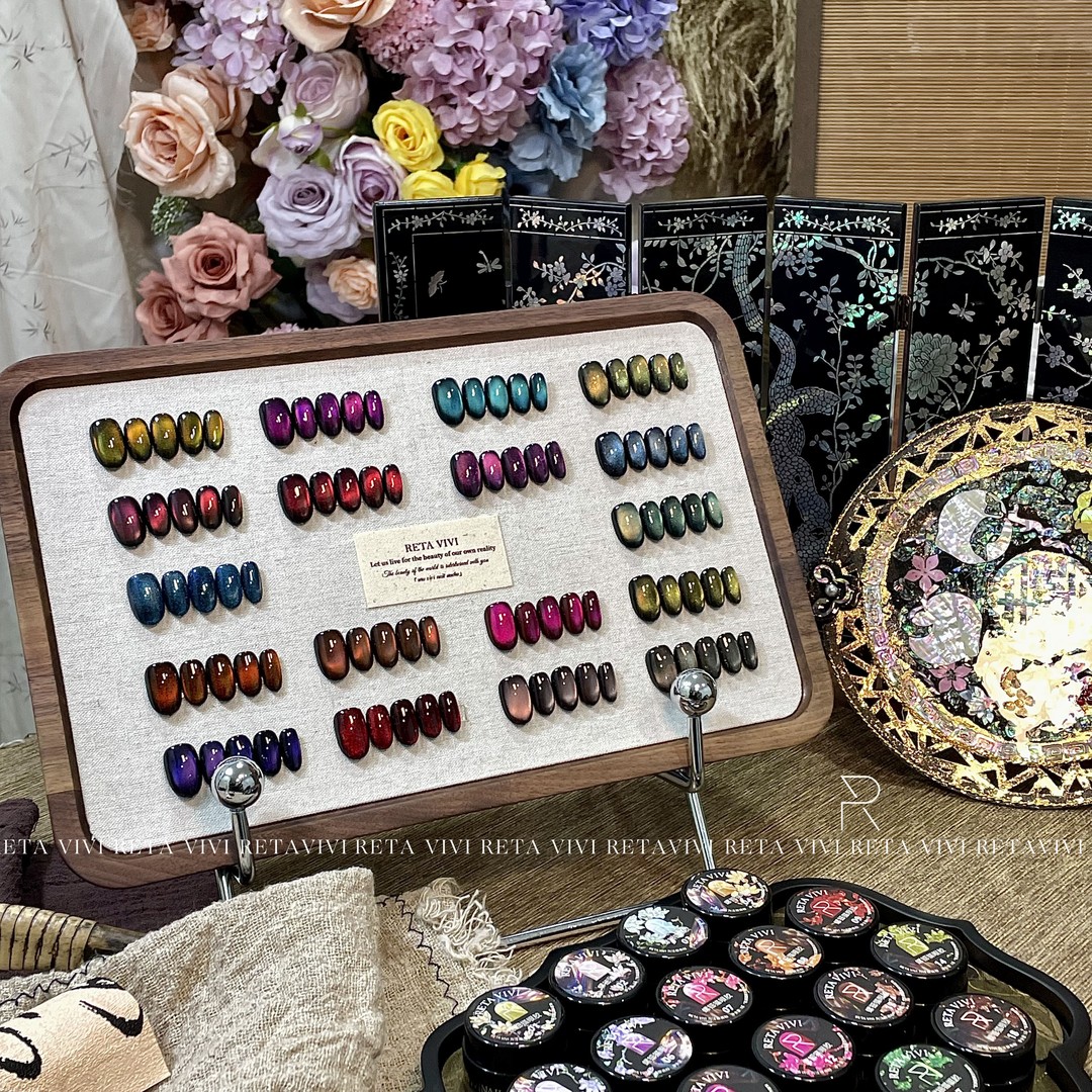 RETA VIVI 螺钿系列猫眼胶秋冬猫眼甲油胶美甲专用 - 图1