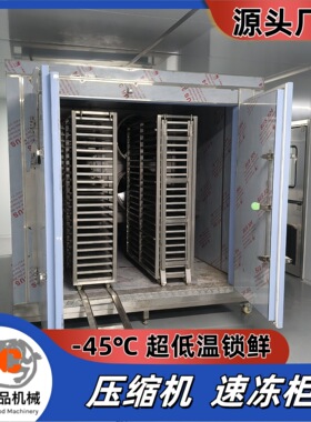 商用海鲜隧道式速冻机章鱼低温速冻设备蛏子扇贝制冷设备广辰