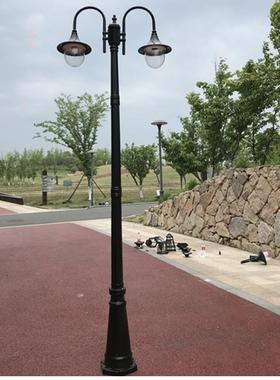 别墅小区花园灯公园围墙柱灯户外太阳能草坪灯led铝质