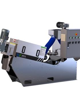 矿井煤泥固液分离叠螺设备泥浆污泥处理设备河道淤泥脱水叠螺机