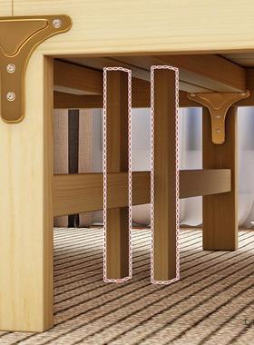 折叠床实木90cm单人床办公室午休床家用1.2米硬板木质床租房小床