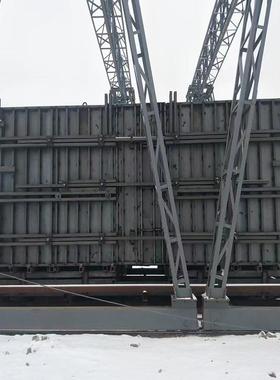 水泥房模具三代伸缩水泥房模具可伸缩移动工地建房水泥房钢模具