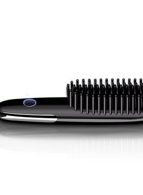 小鹿便携直发梳家用直发器卷直两用定型直发器懒人电热梳护发梳