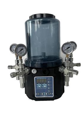 卸料门主机电动黄油泵4升6升手动加油泵混凝土主机电动润滑油泵