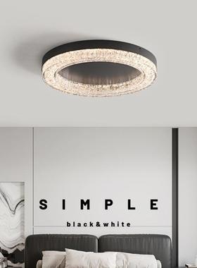 意式极简客厅吸顶灯现代简约高端设计师2024新款家用主卧室房间灯