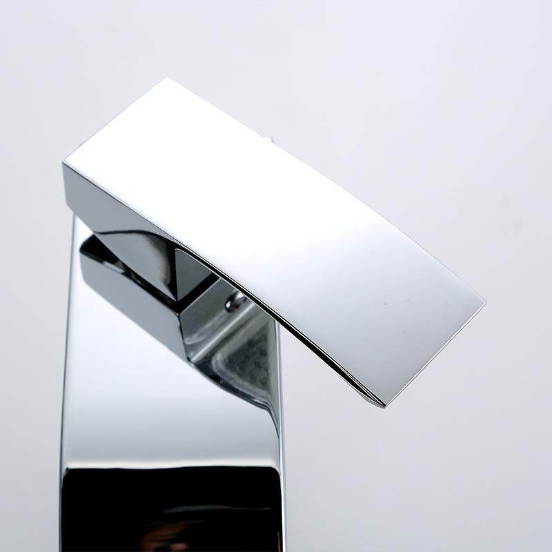 外贸出口直销水暖洁具电镀单孔脸盆龙头扁嘴瀑布家用浴室,淘宝优惠券,粉丝福利购,淘宝优惠卷