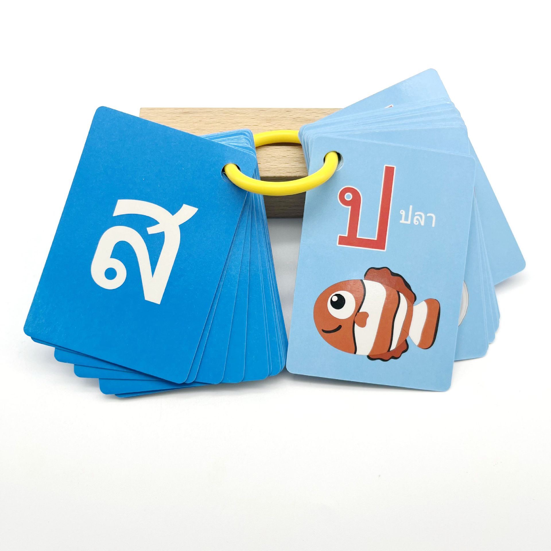 跨境泰语启蒙Flashcards学习卡片早教闪卡幼儿启蒙教具 - 图3