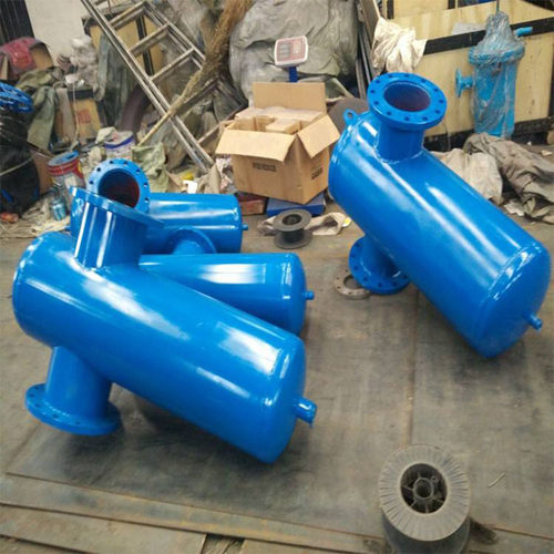 汽水锅炉油气分离器螺旋微泡除污器旋风挡板式自动排水蒸汽分离器 - 图1