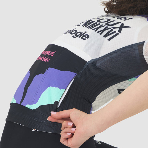 【新品】CDC X Topologie 联名款女短袖骑行服轻量竞速Bergida - 图1