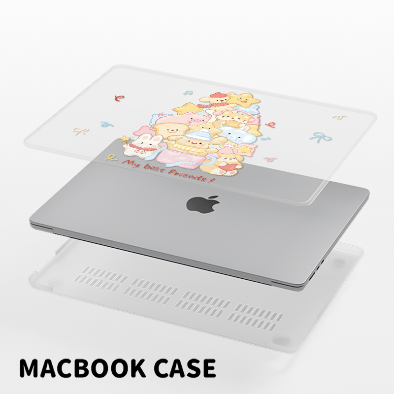 ins圣诞派对适用于苹果华为电脑mac笔记本电脑2025新款M2pro15寸macbook15保护壳macbookair13膜M3轻薄冰晶壳 - 图0