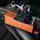 Car dual USB storage box water cup holder leather multi-purpose vehicle seat gap storage box car mounting box