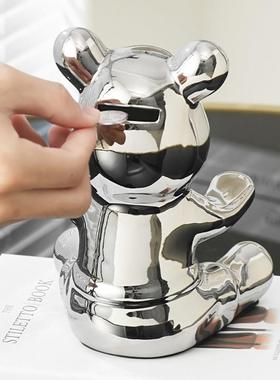 暴力熊酒架创意红酒托酒杯架托置物架轻奢酒柜摆件葡萄酒客厅装饰