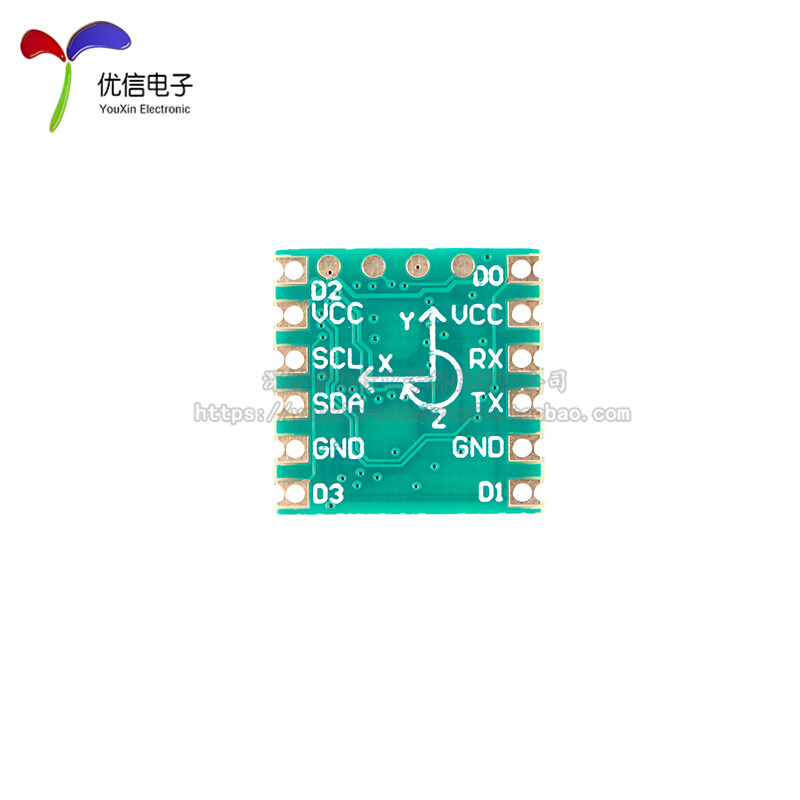 原装JY901S九轴加速度计陀螺仪MPU9250磁场姿态角度传感器模块 - 图1