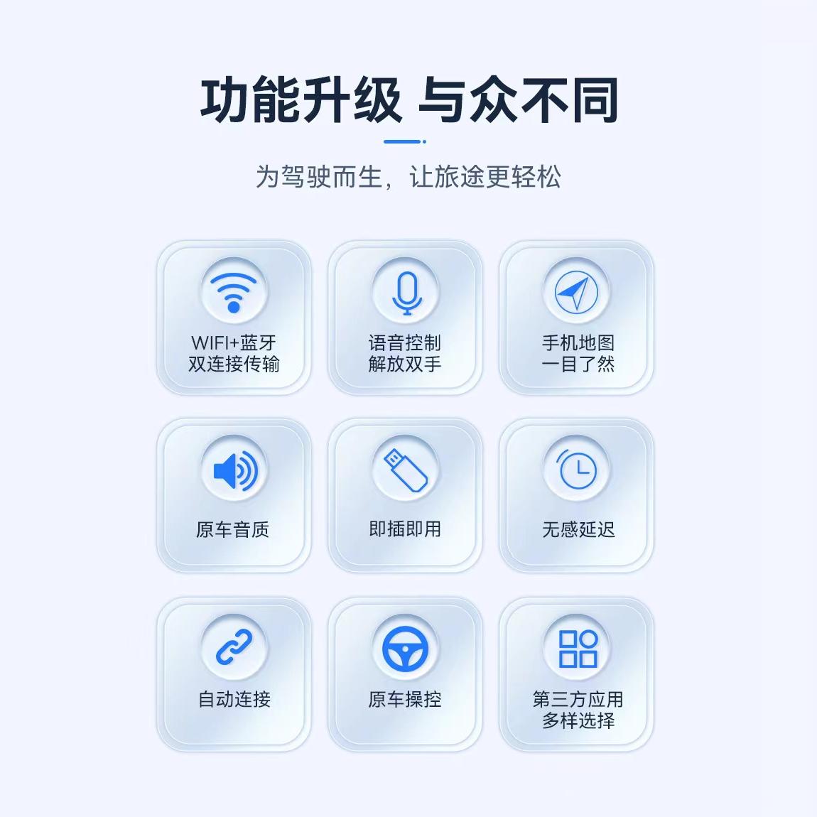 欧拉无线CarPlay最新升级款适用于长城欧拉好猫专用稳定不断连