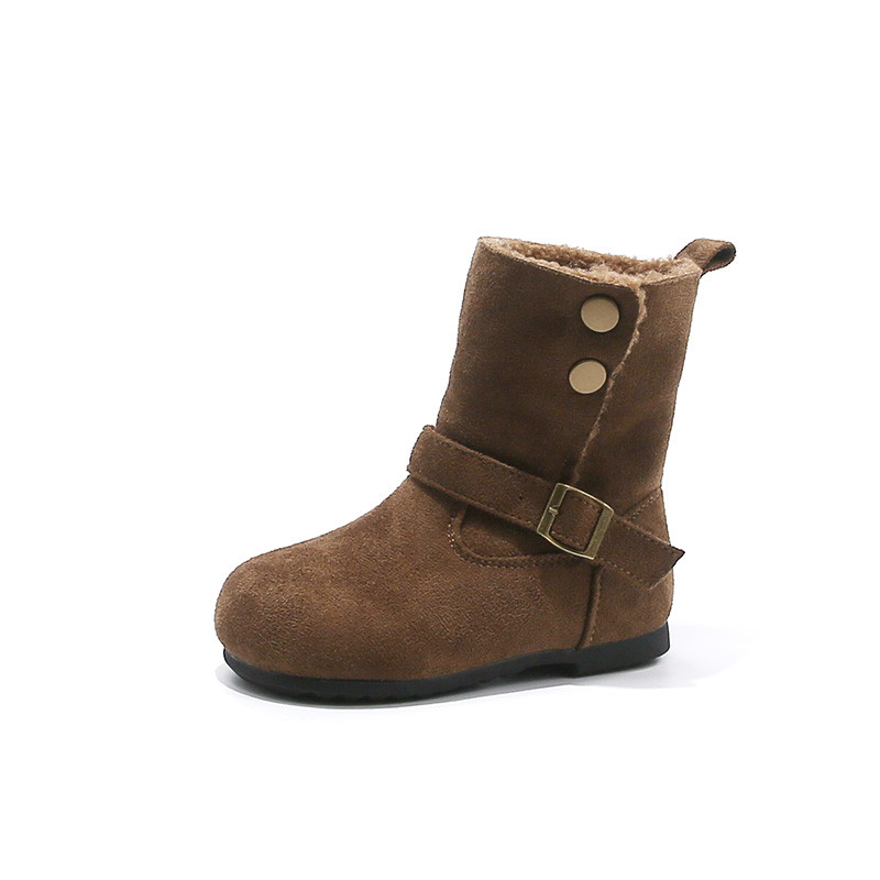 女童简约两穿短靴2025秋冬新款加绒保暖棉靴软底防滑百搭公主靴子,淘宝优惠券,粉丝福利购,淘宝优惠卷