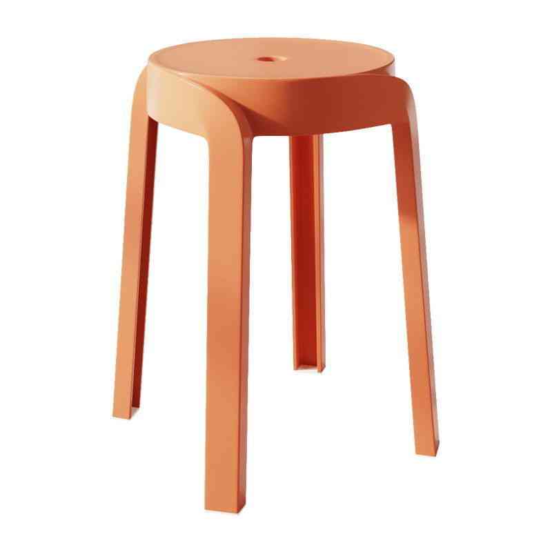 塑料凳子家用成人加厚圆凳椅子餐凳可叠放凳收纳叠凳子小红书 - 图3