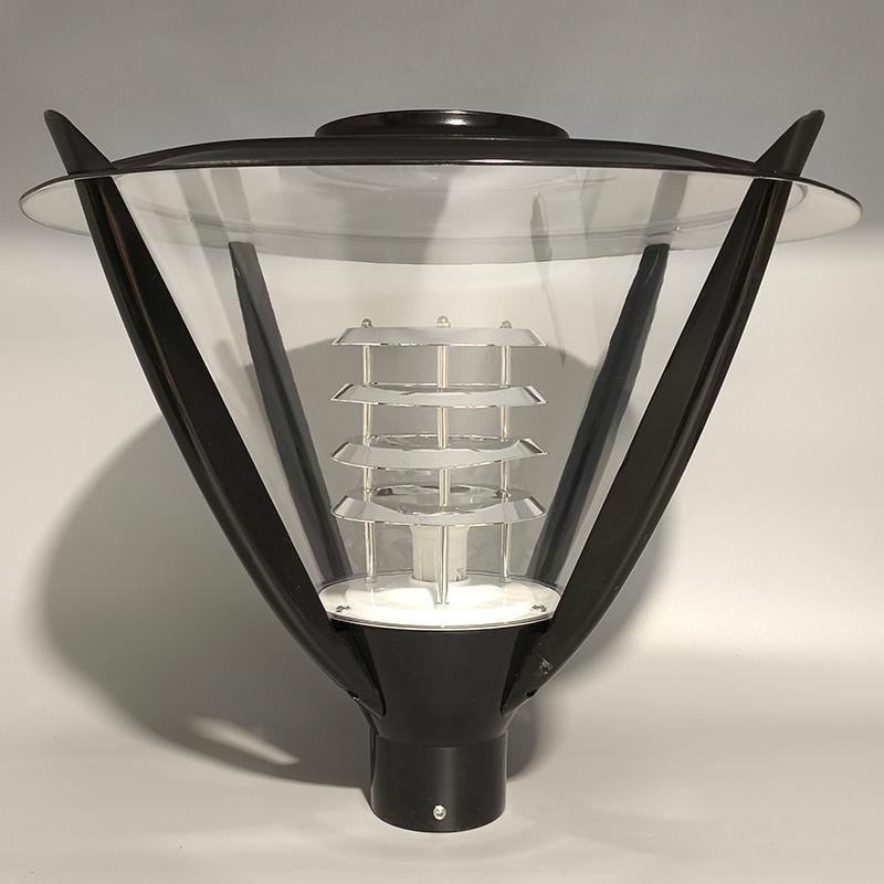 庭院六角灯头小区路灯头防水玻璃灯罩市政户外接电高杆灯院墙柱灯 - 图1