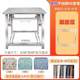 Fire-baking table for household stainless steel thick folding table for winter heating table multi-functional storage square dining table