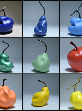 极速别墅家居饰品酒店样板房摆设现代简约抽象雕塑艺W术品电视柜