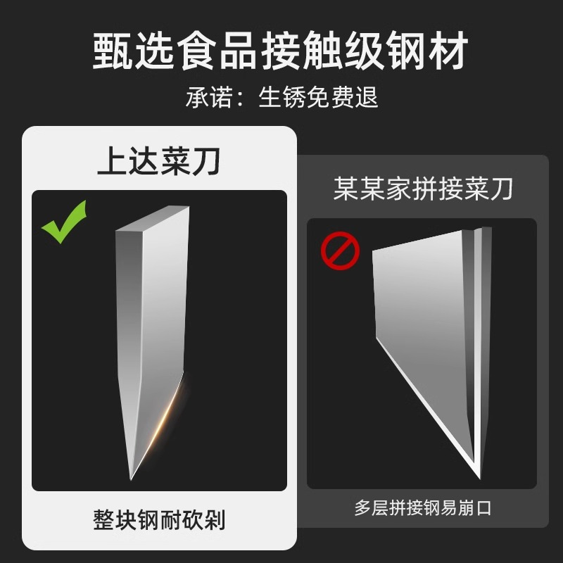 切菜刀家用切片刀切肉切丝专用广东阳江正宗砍骨套装斩切两用刀具,淘宝优惠券,粉丝福利购,淘宝优惠卷