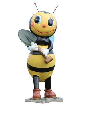 幼儿园卡通蜜蜂售楼部景区花园林草坪摆件