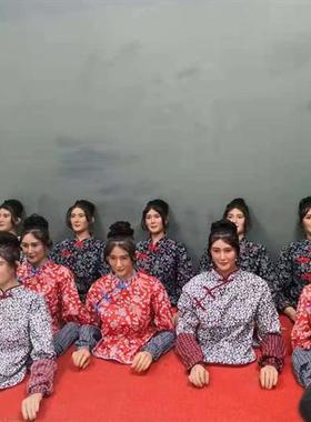 蜡像场景复原电动蜡像仿真人