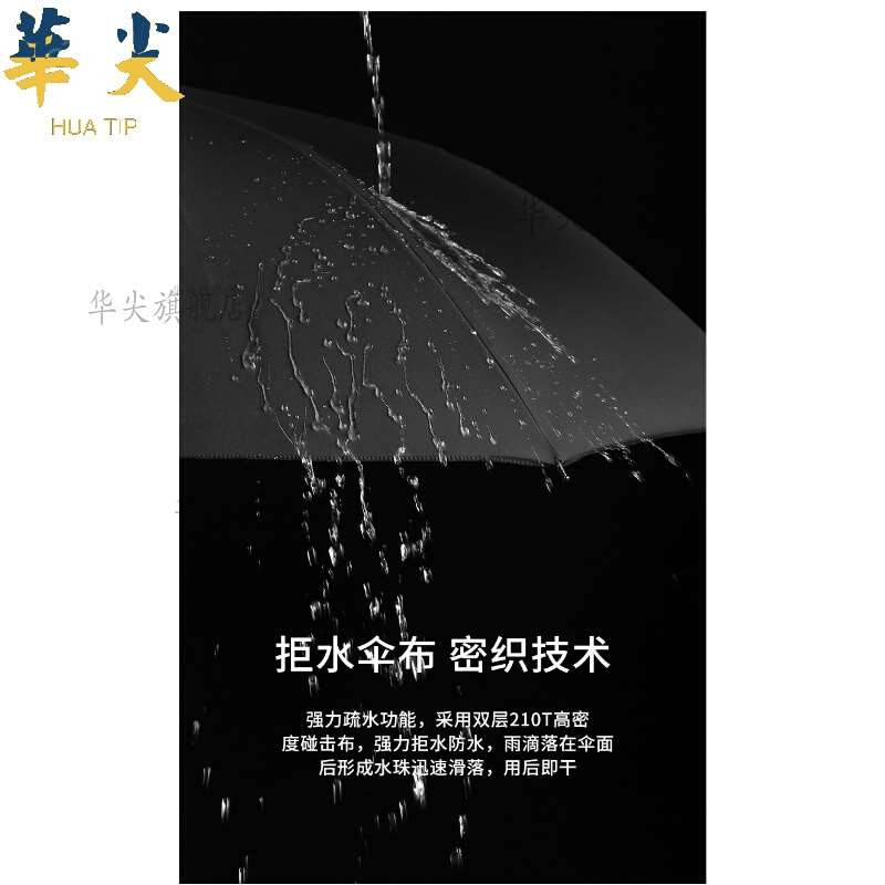 双层自动超大号雨伞长柄暴雨专用直柄三双人加固厚男女抗防风定制 - 图1