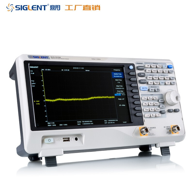 SVA1015X 矢量网络分析仪+频谱分析仪 9KHZ- 1.5GHZ - 图0