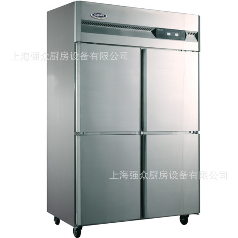 立式冰柜四六双温柜商用冷藏冷冻餐厅厨房双温四开门冰箱双门冰箱-图1