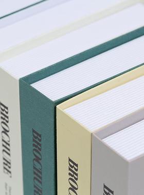 简约纯色假书仿真书摆件样板间创意饰品道具模型书壳电视柜装饰书