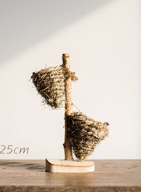 新款掬涵 dg森林气氛摆件欧式美式白桦手工艺品圣诞装饰陈列桌面