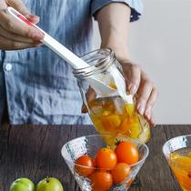 Day Style Boutique Canned leaking spoon fork Eat Conditioning Lengthened Handle Pickled fruit fork spoons small fork