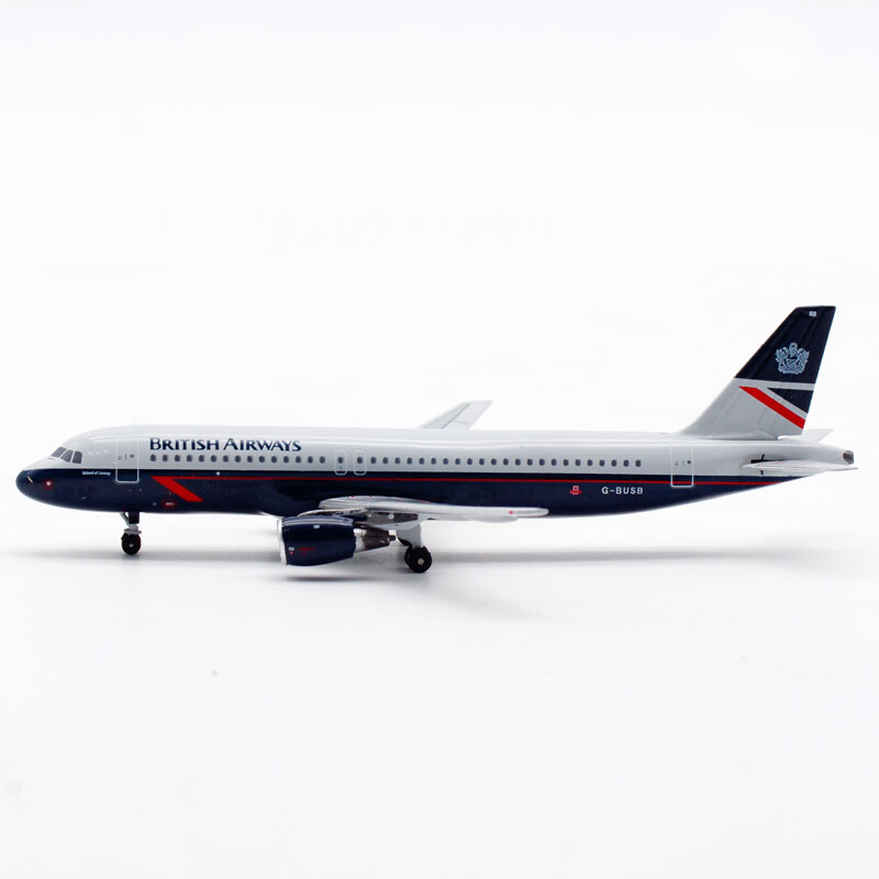 A/RD-Models1:400飞机模型合金英国航空空客A320G-BUSB旧涂装-图1