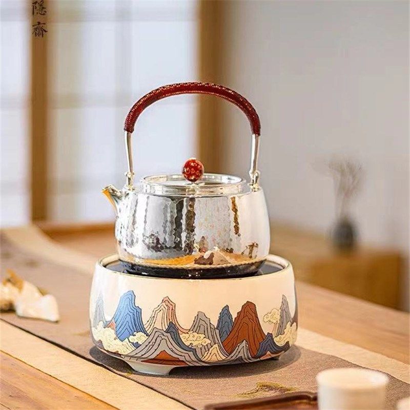 龙隐斋好b多山电陶炉静音家用小型煮茶器烧水炉铁壶银壶铜壶煮茶,淘宝优惠券,粉丝福利购,淘宝优惠卷