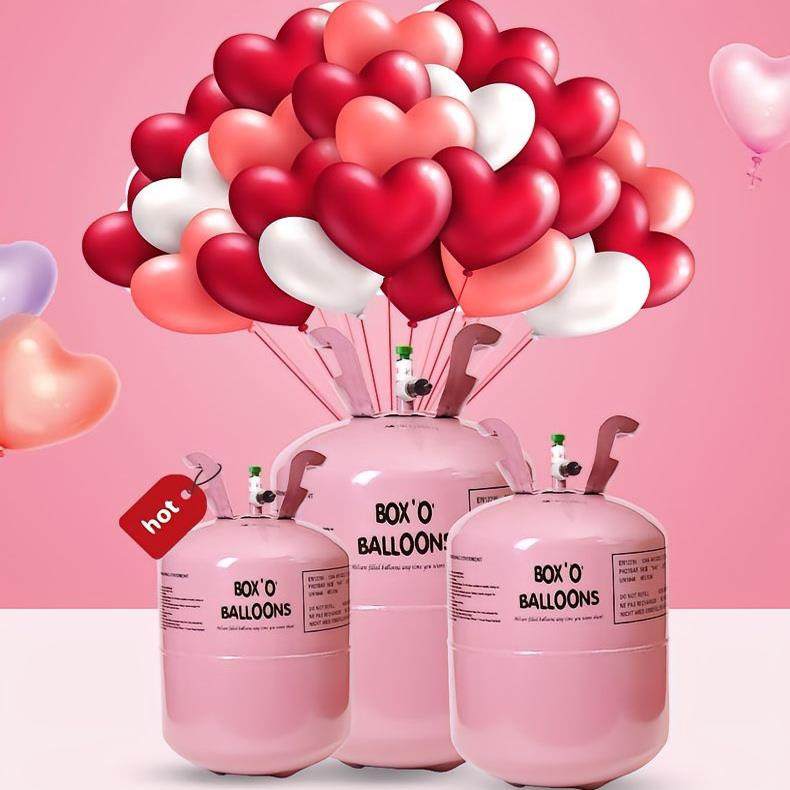 飘空气球氦气罐大小瓶打气机飘空气球家用氮气打气筒婚房生日 - 图0