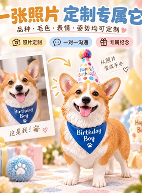 宠物3D打印摆件照片定制专属造型