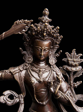 藏传藏式释迦牟尼佛家用像铜小7cm2寸M车饰汽车摆件黄铜做旧