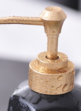 陶瓷洗手液瓶子m家用酒店宾馆分装乳液瓶洗发水沐浴露瓶