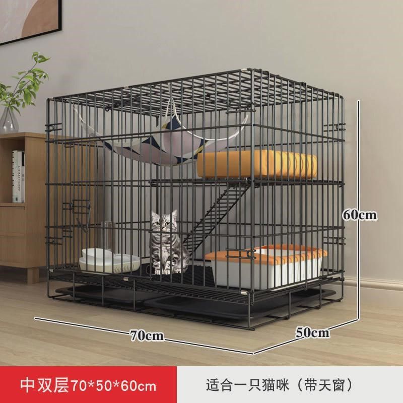 猫笼子家用厕所带猫别p墅一体超大自由空间猫舍猫屋小型猫咪猫窝,淘宝优惠券,粉丝福利购,淘宝优惠卷