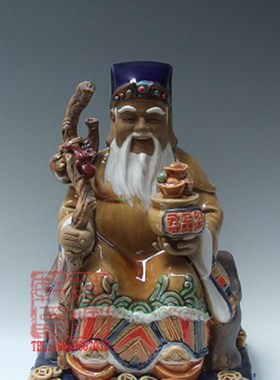陶瓷工艺品 s石湾公仔 土地公